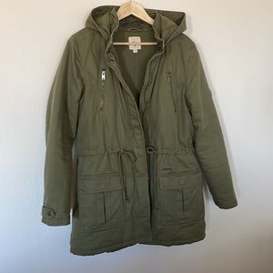 Billabong Green parka Winter Coat